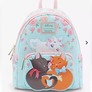 Loungefly Disney The Aristocats ‘Sleeping Kitties’ Mini Backpack — EUC